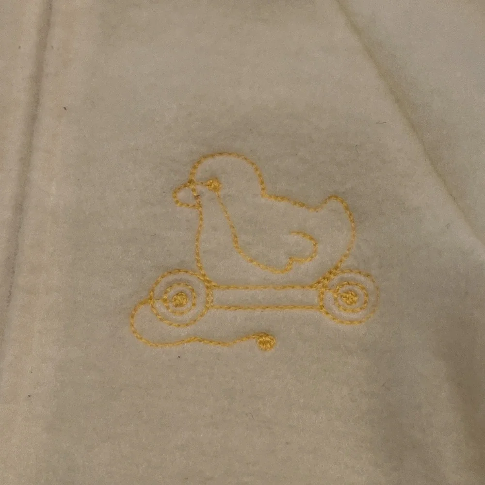 Vintage Carters Yellow Baby Bunting Winter Suit Fleece Size Small up to 20 lbs